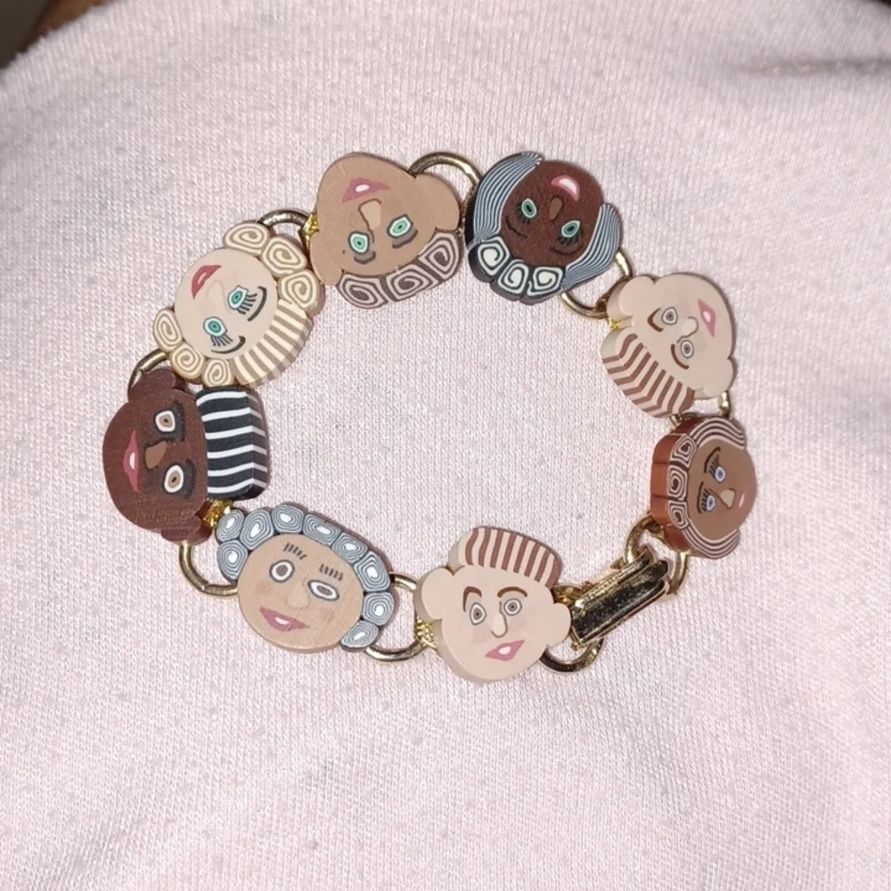 Clay head bracelet for child